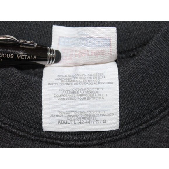 Vintage 90s Rudolph Red-Nosed Reindeer Christmas Sweatshirt Charcoal Adult Large - Picture 5 of 6